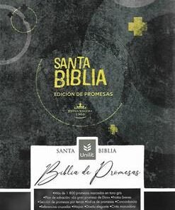 Biblia De Promesas Manual/ LG Negro Amarillo Cierre con Índice
