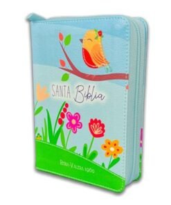 Biblia RVR60/ 025CZ PJR Primor Azul/ Verde Pajaro