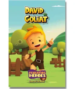 David Vs Goliat/ Libro De Colorear/ Pequeños Héroes