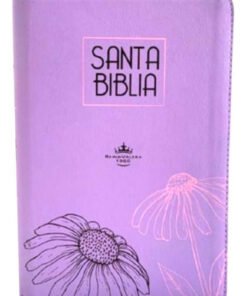 Biblia/ RVR055cZTILG PRJ/ Lila Canto Lavanda / Con Cierre