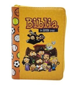 Biblia Mi Gran Viaje RVR60 Naranja Cierre Biblia para Niños