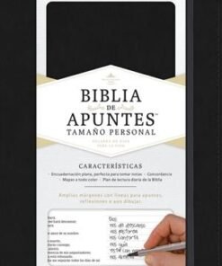 Biblia De Apuntes 1960/ Tamaño Personal Negro Tapa Dura