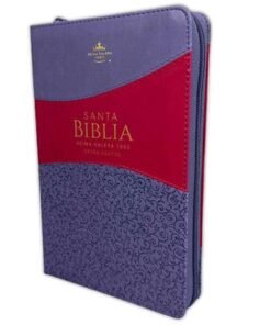 Biblia RVR6065czti/ Letra Grande PJR Clásica Bitono Lila/Morado Índice Cierre Canto Dorado