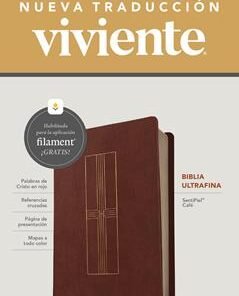 Biblia Filament Ultrafina NTV / Café Imitación Piel