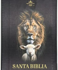Biblia RVR6065CTI/ Negro Cordero Leon/ Imitación Ind C- Blanco/ C. Supreme