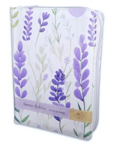 Biblia RV6035czti PJR / Cierre Ind./ Lila / C. Pintado Victoria Flores