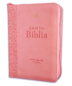 Biblia RV6035cz PJR i/ Cierre Rosa/ Floral