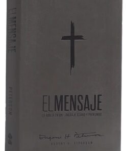 Biblia El Mensaje Gris Imitación Piel