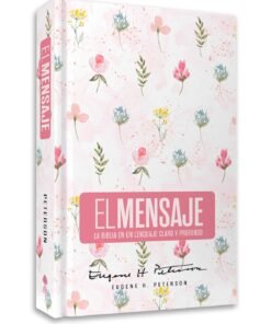 Biblia El Mensaje Tapa Dura Rosa Floral